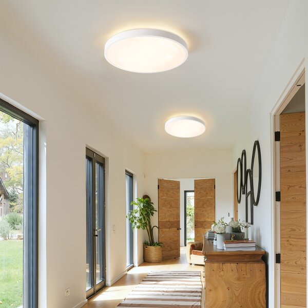 Brilagi - stmievateľné LED svietidlo GLASS POOL DOUBLE LED/48W/230V 40 cm biela + DO