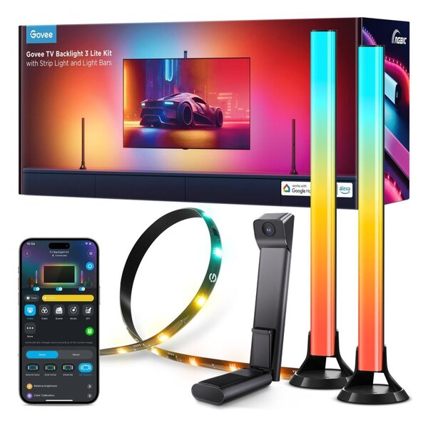 Govee - SADA 2x Backlight TV 55-65" SMART LED podsvietenie RGBICW Wi-Fi