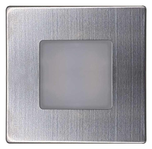 Vonkajšie schodiskové svietidlo LED/1,7W/230V 3000/4000/6000K IP54 chróm