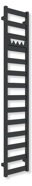 Terma24 Vivo 1630x300 vodný radiátor RAL 9005 MATT pololesk ZX