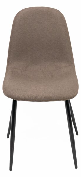 INLEA Jedálenská stolička 4 kusy POPPY - sivohnedá