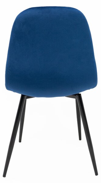 INLEA Jedálenská stolička 4 kusy POPPY - modrá