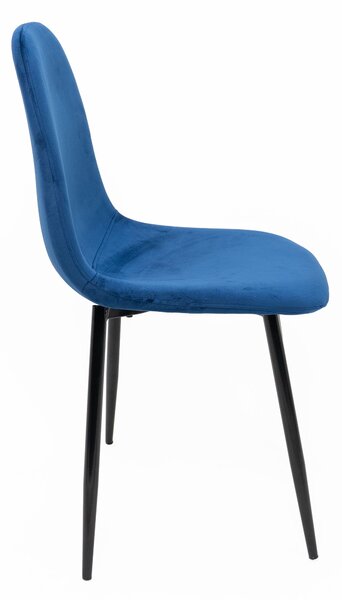 INLEA Jedálenská stolička 4 kusy POPPY - modrá