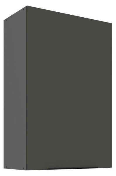 Vysoká horná skrinka LUNARA - šírka 60 cm, grafit/antracit