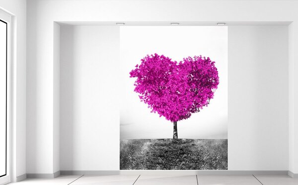 Fototapeta Fialový strom lásky Materiál: Samolepiaca, Rozmery: 150 x 200 cm