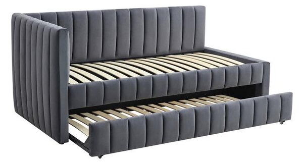 NovýNábytok.sk Rozkladacia posteľ 90x200 cm Darbo (sivá). Vlastná spoľahlivá doprava až k Vám domov. 1155933