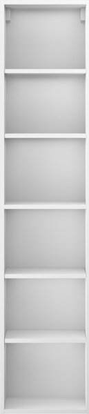 Mexen Box-A, vysoká kúpeľňová skrinka 35x44,2x160 cm, biela matná, 91AX1-1600-300-1-01