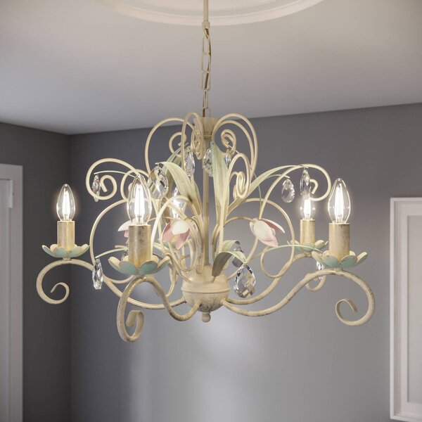 Luster Luce, 5-plameňové, Obývacia izba / jedáleň, kov, Florentský, Luster