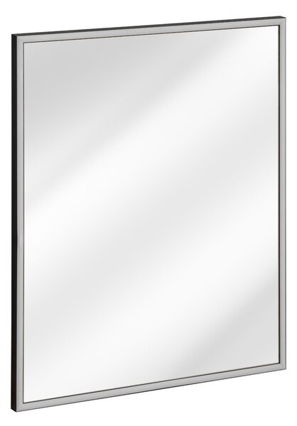 Comad Kúpeľňové zrkadlo Madera s LED osvetlením 68x83 cm čierne
