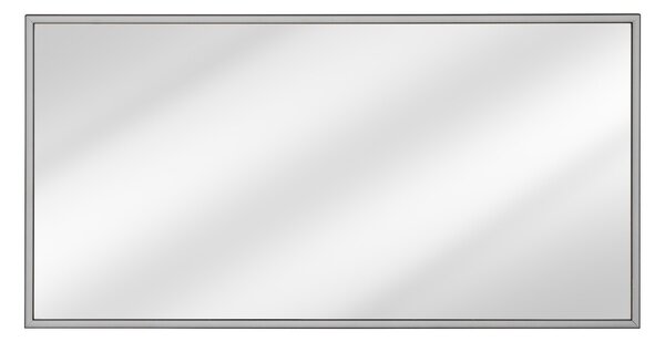 Comad Kúpeľňové zrkadlo Madera s LED osvetlením 123x68 cm čierne
