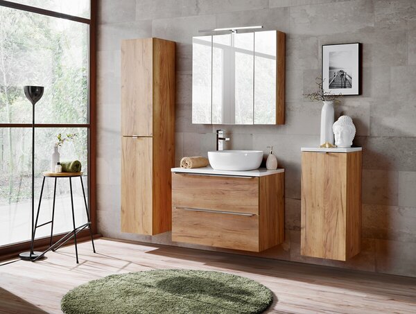 Comad Umývadlová skrinka Capri 821 2S dub kraft zlatý