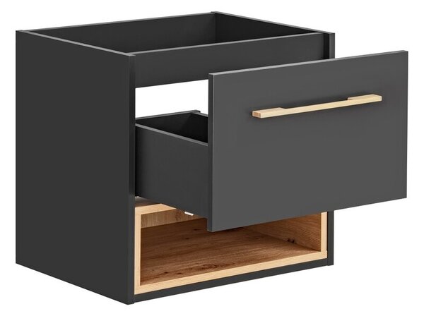 Comad Umývadlová skrinka Borneo Cosmos 820 1S sivá/dub artisan