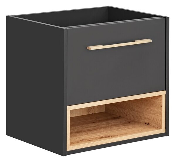 Comad Umývadlová skrinka Borneo Cosmos 820 1S sivá/dub artisan