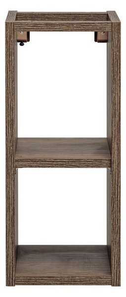 Comad Závesná skrinka SantaFe Slim s doskou a umývadlom 100 cm dub santa fe vintage/čierna