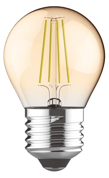 Diolamp Retro LED žiarovka Ball Gold 5W/400lm/E27/Step Dim