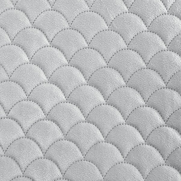 PREHOZ NA POSTEĽ ARIEL 220X240 CM STRIEBORNÝ