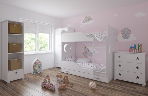 BabyBeds Zostava do detskej izby hviezdičky Farebné prevedenie: Dub