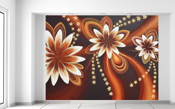 Gario Fototapeta Tajuplné kvety Veľkosť: 200 x 150 cm, Materiál: Latexová