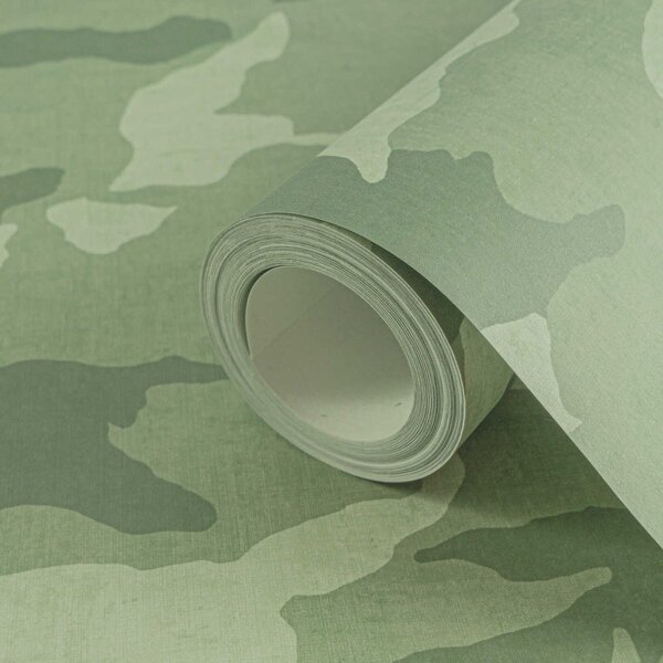A.S. Création | Detská vliesová tapeta na stenu Lilly & Luis 77173-1 | 0,53 x 10,05 m | krémová, zelená