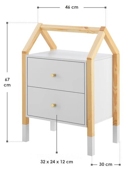 Detský nočný stolík Enny