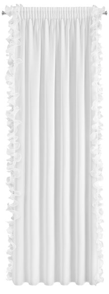 ZÁCLONA NA PÁSKE GABRIELA 140X270 CM BIELA
