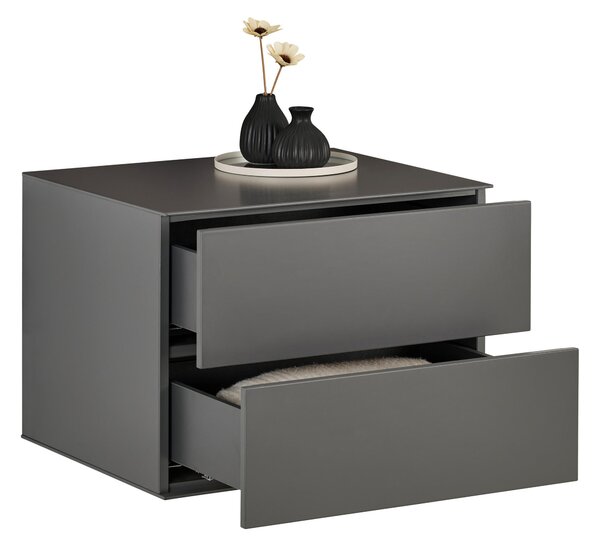 KOMODA, antracitová, 60/44/50 cm Dieter Knoll - Komody