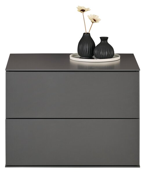 KOMODA, antracitová, 60/44/50 cm Dieter Knoll - Komody