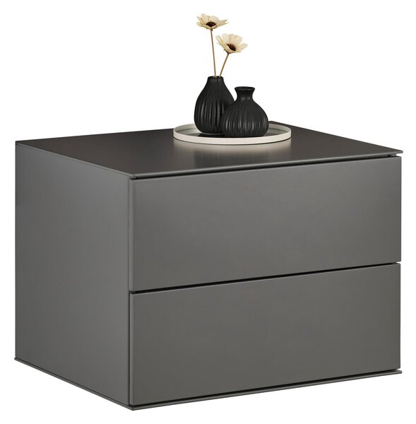 KOMODA, antracitová, 60/44/50 cm Dieter Knoll - Komody