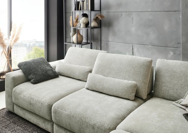 ROHOVÁ SEDAČKA, textil, strieborná Niels Andersson - Sedačky