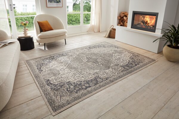 Hanse Home , Kusový koberec Terrain 105605 Orken Cream Grey, 120x170, béžová, obývacia izba
