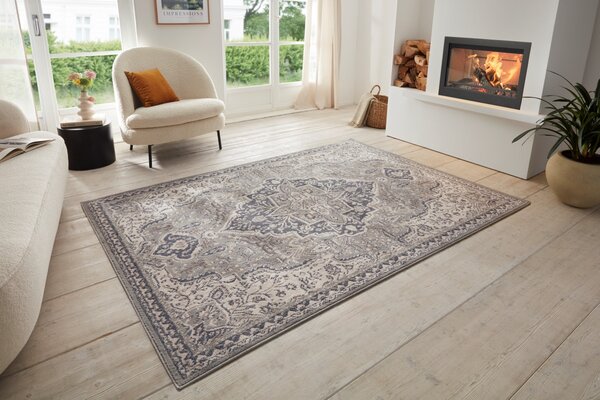 Hanse Home , Kusový koberec Terrain 105604 Orken Grey Cream, 120x170, šedá, obývacia izba