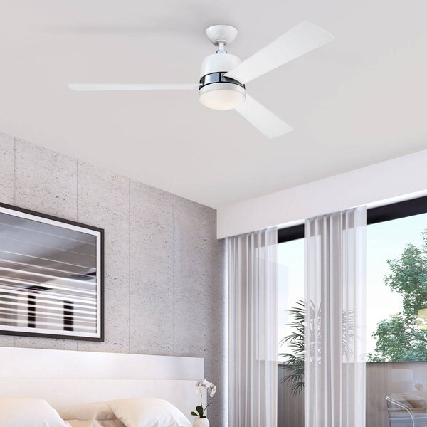 Westinghouse Tristan ventilátor svetlo biela/javor, Svetlé drevo, Obývacia izba / jedáleň, Drevo, Moderný