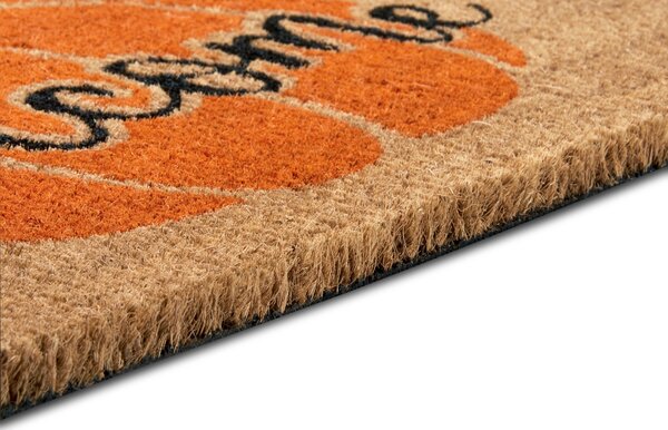 Hanse Home, Rohožka Welcome (tekvica) 105665 – na von aj na doma, 45x75, oranžová, chodba / predsieň