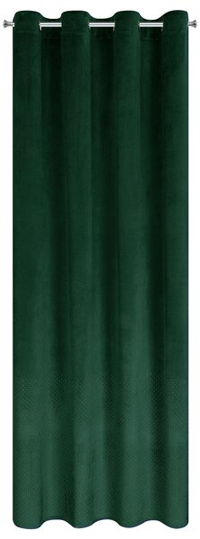 ZATEMŇOVACÍ ZÁVES NA KRÚŽKOCH ARIADNA 140X250 CM TMAVOZELENÁ