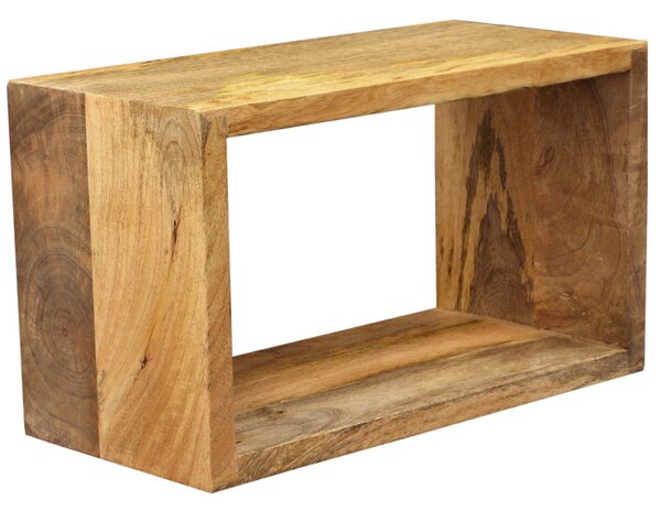 Polica na stenu Devi 50x30x22 indický masív mango