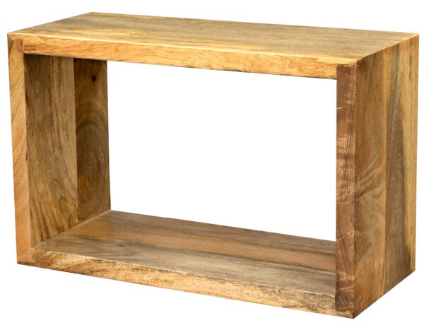 Polica na stenu Devi 50x30x22 indický masív mango