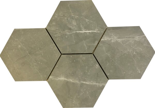 Star Grey Hexagon 40,8x28,3 BA