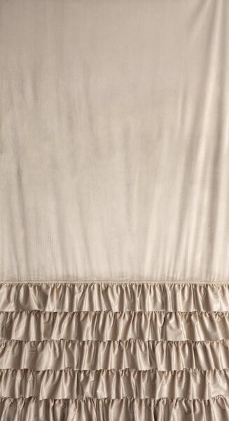 ZATEMŇOVACÍ ZÁVES NA KRÚŽKOCH CARLI 140X250 CM BÉŽOVÁ