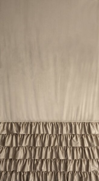 ZATEMŇOVACÍ ZÁVES NA PÁSKE CARLI 140X270 CM TMAVOBÉŽOVÁ