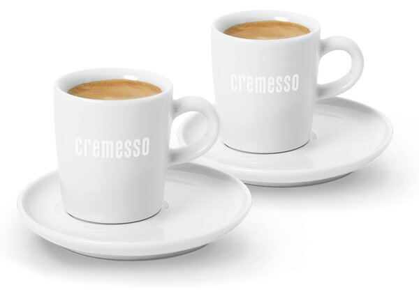 Cremesso Súprava 2 šálok na espresso s tanierikmi 10169248