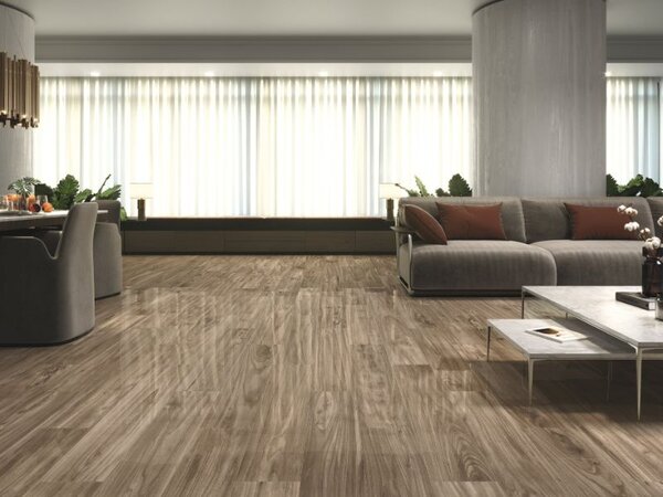 Spazio Teak Pulido 20x120 R