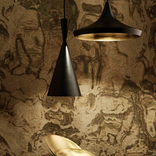 Tom Dixon Beat Tall závesné LED svietidlo, čierna, Čierna, Obývacia izba / jedáleň, Mosadz, Dizajn, Závesné svietidlo