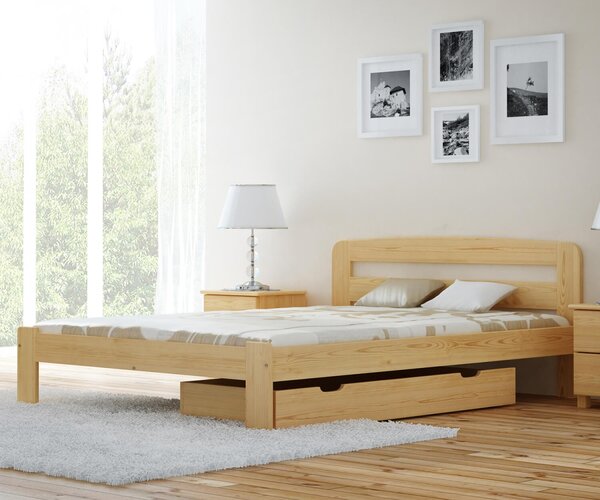 MAGNAT posteľ Sara 140x200 s roštom - masív borovice