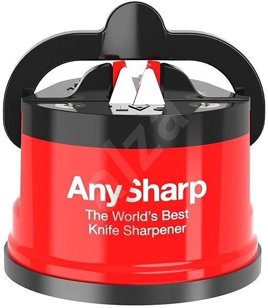 AnySharp Brúska na nože, červená ASKSEDRED