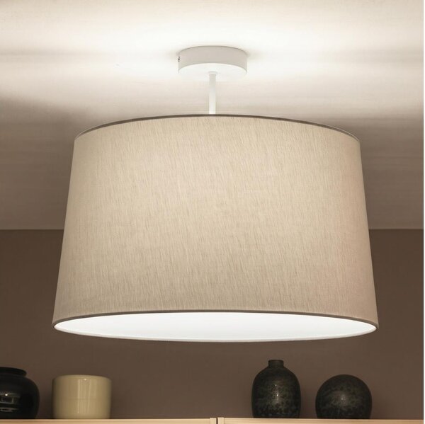 Brilagi - LED prisadený luster CERIA 1xE27/60W/230V priemer 45 cm biela/šedá