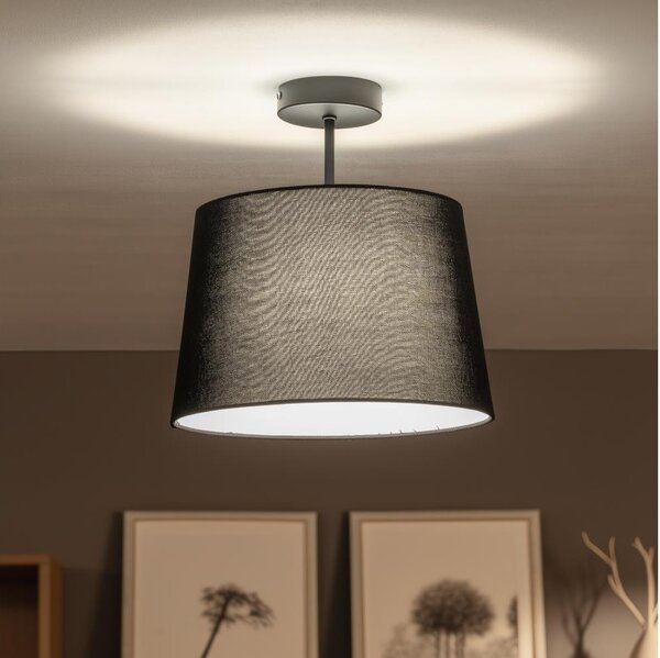 Brilagi - LED Prisadený luster CERIA 1xE27/60W/230V pr. 30 cm čierna