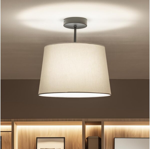 Brilagi - LED prisadený luster CERIA 1xE27/60W/230V pr. 30 cm čierna/sivá