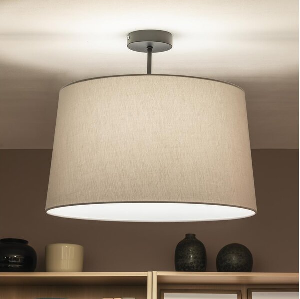 Brilagi - LED prisadený luster CERIA 1xE27/60W/230V priemer 45 cm čierna/šedá