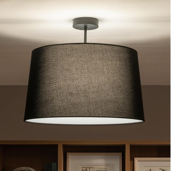Brilagi - LED prisadený luster CERIA 1xE27/60W/230V pr. 45 cm čierny