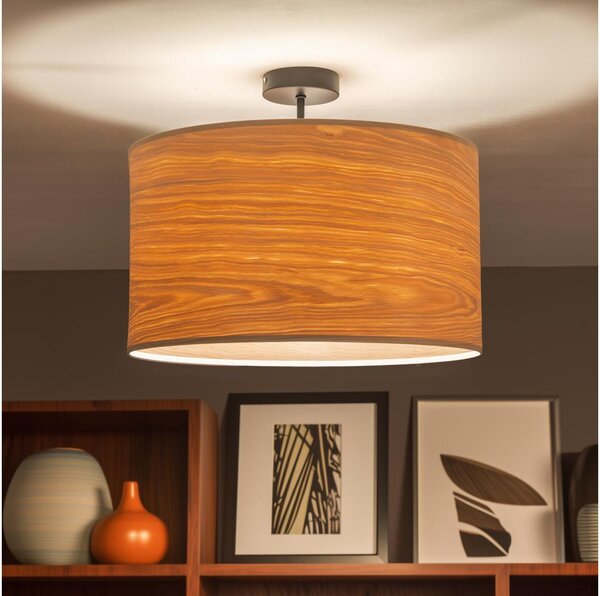 Brilagi - LED prisadený luster CERIA 1xE27/60W/230V, priemer 45 cm, čierna/béžová